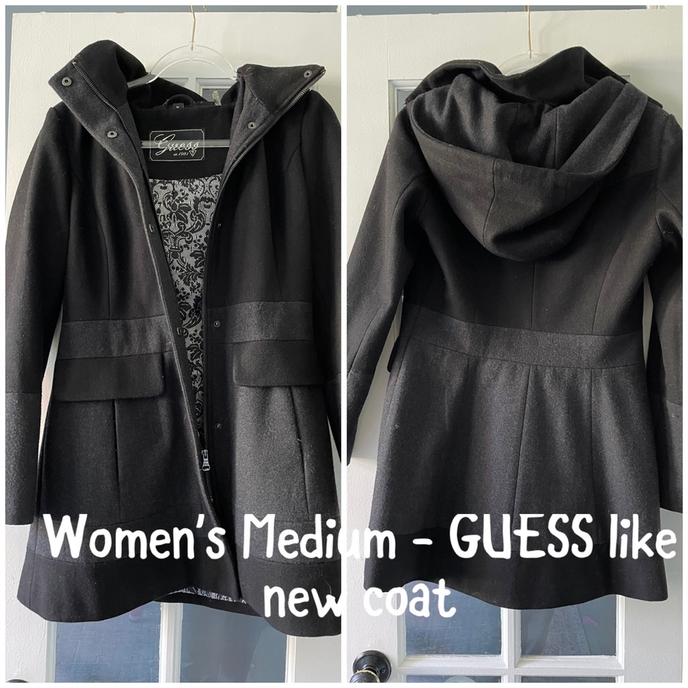 Women's size Medium Like new -- GUESS coat